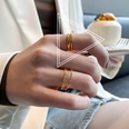 simple geometric fine simple weaving copper ring wholesalepicture11