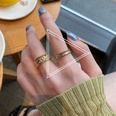 simple geometric fine simple weaving copper ring wholesalepicture14
