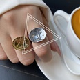 simple geometric fine simple weaving copper ring wholesalepicture29