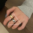 simple geometric fine simple weaving copper ring wholesalepicture46
