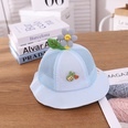 Baby summer net hat new sun flower sunshade hat thin breathable fisherman hatpicture7