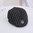 childrens striped beret Korean baby fashion label baseball cap wholesalepicture11