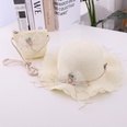 summer new bow lace straw hat bag suit cute princess girl travel sun hat wholesalepicture13