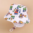European and American multisize printing cartoon animal childrens fisherman hat wholesalepicture44