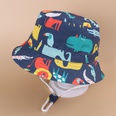 European and American multisize printing cartoon animal childrens fisherman hat wholesalepicture51