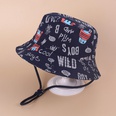 European and American multisize printing cartoon animal childrens fisherman hat wholesalepicture54