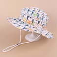 European and American multisize printing cartoon animal childrens fisherman hat wholesalepicture90