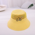 Korean childrens summer mesh hat embroidery bicycle big brim sunscreen fisherman hatpicture6