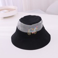 Korean childrens summer mesh hat embroidery bicycle big brim sunscreen fisherman hatpicture7