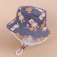 European and American multisize printing cartoon animal childrens fisherman hat wholesalepicture124