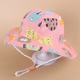 European and American multisize printing cartoon animal childrens fisherman hat wholesalepicture126