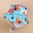 European and American multisize printing cartoon animal childrens fisherman hat wholesalepicture130