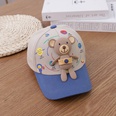 Korea cute bear children baseball cap spring new detachable sunshade baseball cappicture14