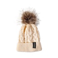 Black knitted hat male treasure warm twist wool hat female autumn and winterpicture11