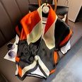spring and summer new European and American style classic color matching large square scarfpicture11