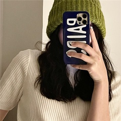 Korean style simple English mobile phone case suitable for Iphone