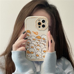 Cute cartoon stacking duck mobile phone case for iPhone wholesale