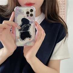 Korean style color planet mirror phone case for iPhone wholesale