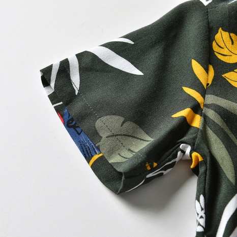 Hawaii Summer Flower Shirt Shorts à manches courtes Ensemble deux pièces décontracté's discount tags