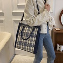 Fashion handbag bag womens fashion personality largecapacity plaid oneshoulder messenger bagpicture9