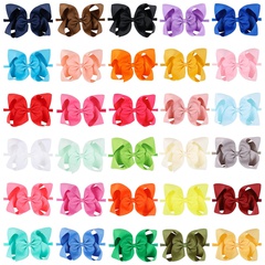 Bandeau pour enfants fileté de 40 couleurs, bandeau à nœud fleur déformé, accessoires pour cheveux de bébé
