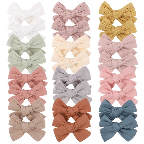 Fashion geometric cloth butterfly hairpin fabric clip cute hairpin NHYLX624215's discount tags