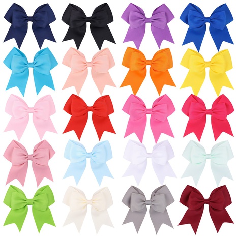 Fashion children's hair accessories simple bow candy color hair clip's discount tags