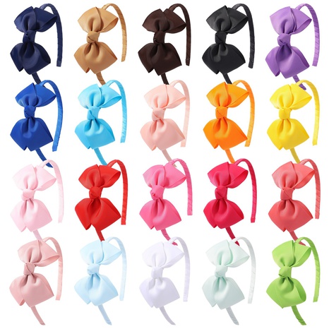 Fashion flower bow headband cute girl headband children's hair accessories NHYLX624233's discount tags