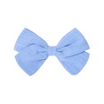 Fashion solid color cotton childrens hair accessories bow hairpinpicture15