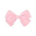 Fashion solid color cotton childrens hair accessories bow hairpinpicture16