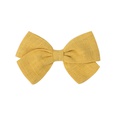 Fashion solid color cotton childrens hair accessories bow hairpinpicture18