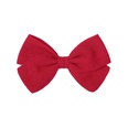 Fashion solid color cotton childrens hair accessories bow hairpinpicture20