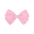 Fashion solid color cotton childrens hair accessories bow hairpinpicture22