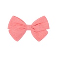 Fashion solid color cotton childrens hair accessories bow hairpinpicture23