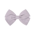 Fashion solid color cotton childrens hair accessories bow hairpinpicture27