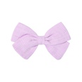 Fashion solid color cotton childrens hair accessories bow hairpinpicture28