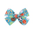 European and American childrens jewelry cartoon printing bow hairpin solid color hair clippicture15