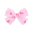 European and American childrens jewelry cartoon printing bow hairpin solid color hair clippicture20