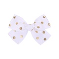 European and American childrens jewelry cartoon printing bow hairpin solid color hair clippicture21
