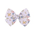 European and American childrens jewelry cartoon printing bow hairpin solid color hair clippicture22