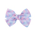 European and American childrens jewelry cartoon printing bow hairpin solid color hair clippicture31