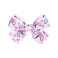 European and American childrens jewelry cartoon printing bow hairpin solid color hair clippicture36