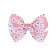 European and American childrens jewelry cartoon printing bow hairpin solid color hair clippicture37