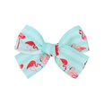 European and American childrens jewelry cartoon printing bow hairpin solid color hair clippicture38