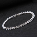 Fashion zircon inlaid simple geometric alloy bracelet wholesalepicture20