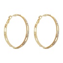 Fashion circle geometric hollow inlaid zircon alloy earringspicture12