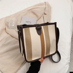 Fashion new fashion bag women's bag large-capacity shoulder bag canvas messenger bag