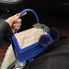 niche handbag bag new fashion retro messenger bag autumn and winter small square bag