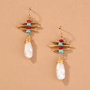 new natural stone baroque pearl lighthouse retro earrings wholesalepicture8