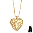 European and American hip hop heart necklace devil eye sweater chainpicture11